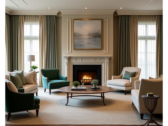 Luxurious living room in The Belgravia Residence
