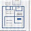 Architectural sketch of a spatial plan